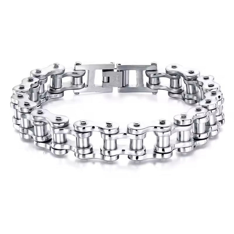 RiderChainz™- Brazalete Plateado