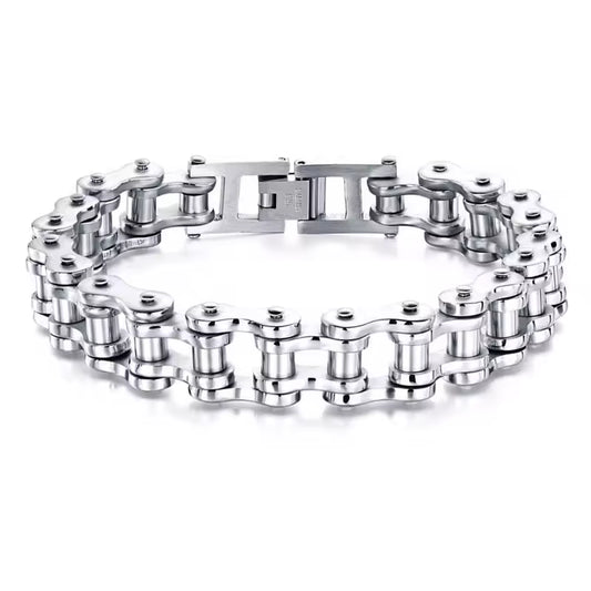RiderChainz™- Brazalete Plateado