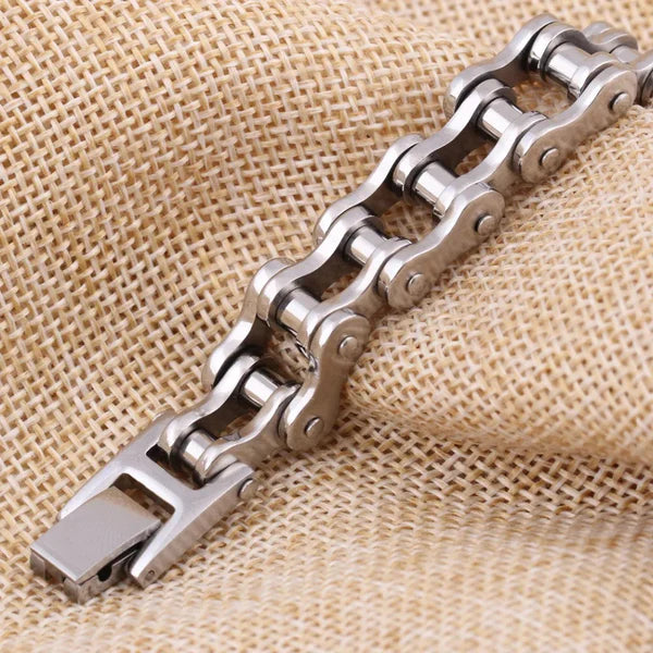 RiderChainz™- Brazalete Plateado
